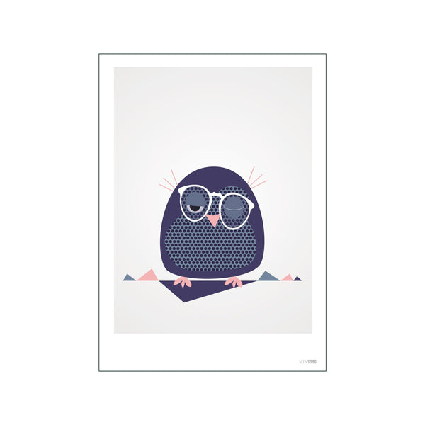 Pige Ugle — Art print by Min Streg from Poster & Frame