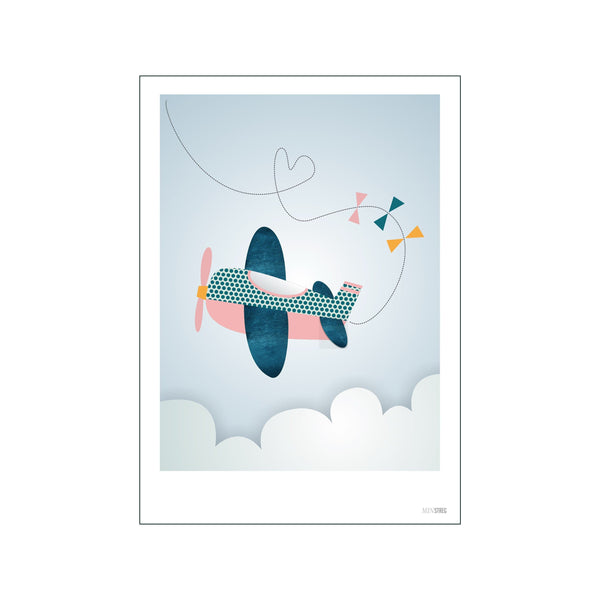 Pige Flyver — Art print by Min Streg from Poster & Frame