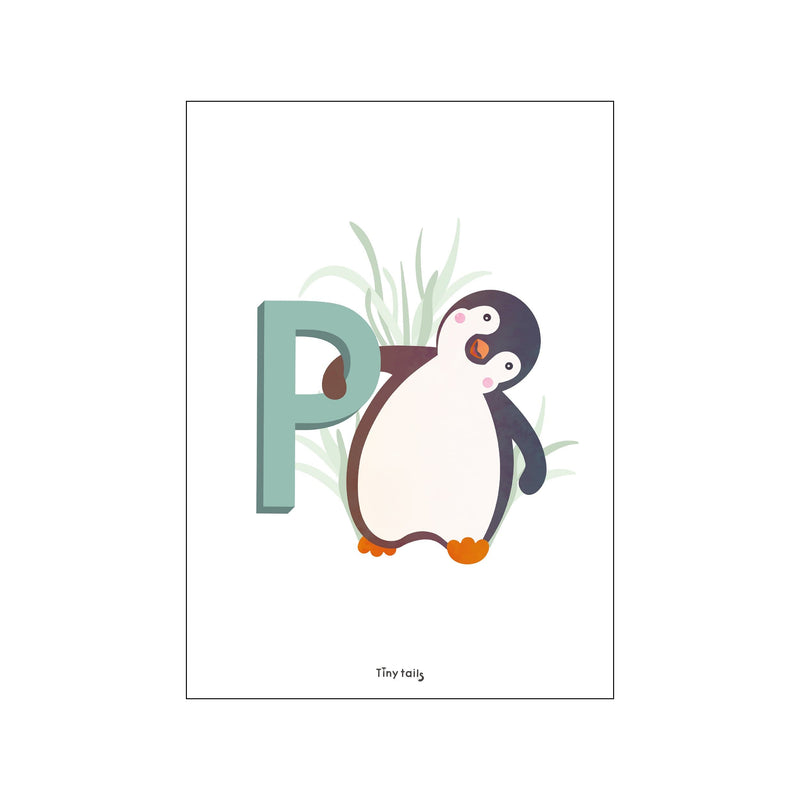 P for Pingvin — Art print by Tiny Tails from Poster & Frame