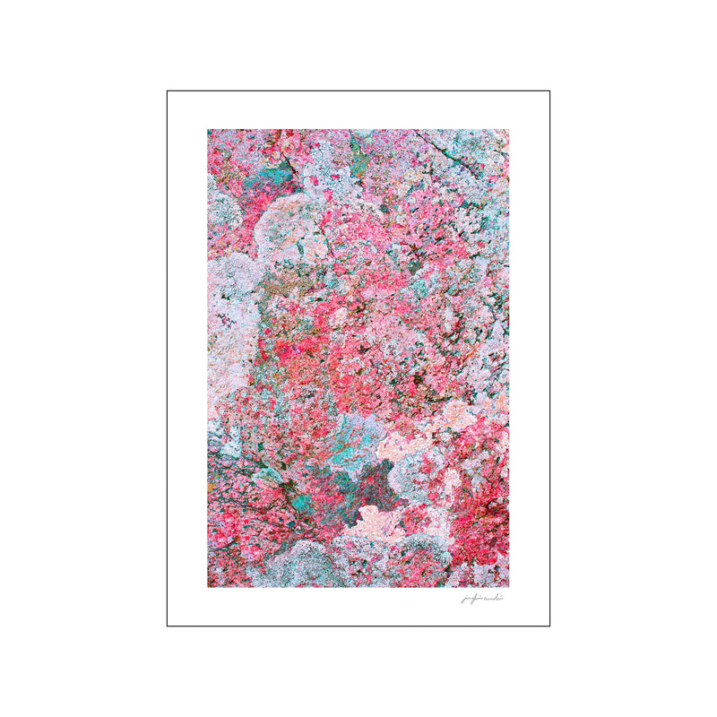 Pink Stone Structure — Art print by Kalejdo from Poster & Frame