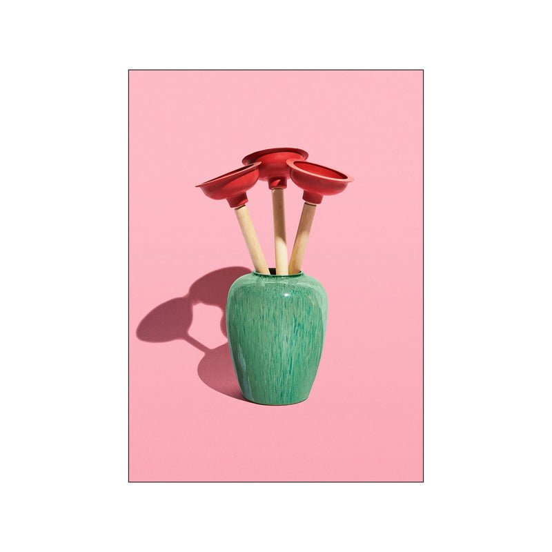 Plunger Bouquet — Art print by Supermercat from Poster & Frame