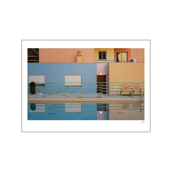Poolside — Art print by FLIP from Poster & Frame