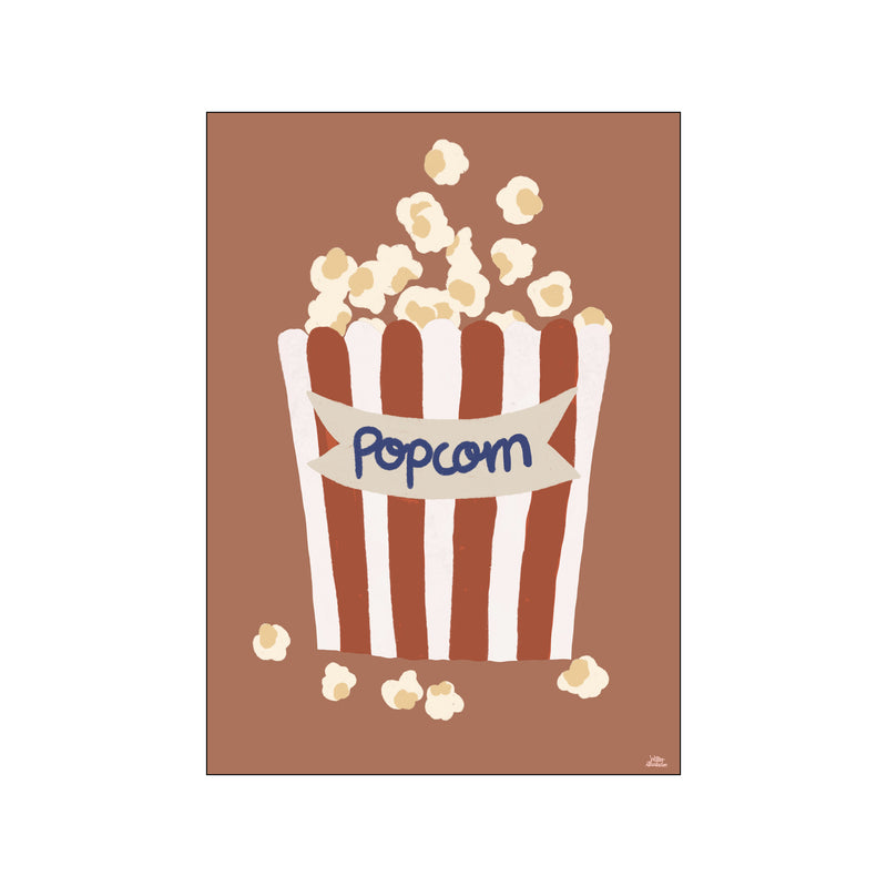 Popcorn — Art print by Willero Illustration from Poster & Frame