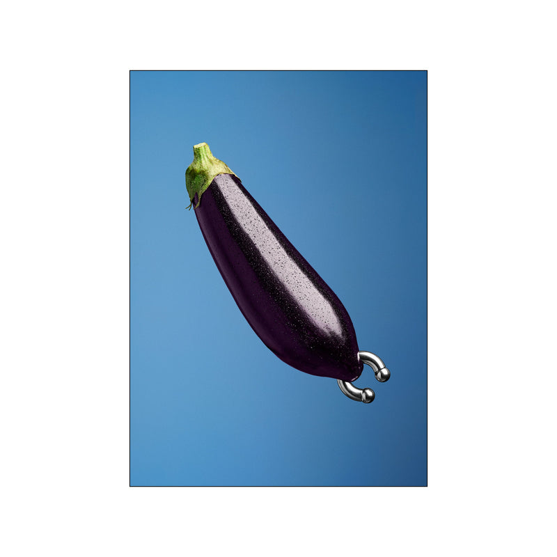 Prince Eggplant — Art print by Supermercat from Poster & Frame