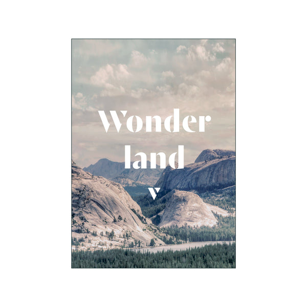 Quotes Wonderland — Art print by Faunascapes from Poster & Frame
