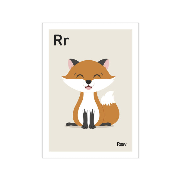 R — Art print by Stay Cute from Poster & Frame