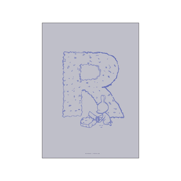 R - Skyblue — Art print by Frohline - Kids from Poster & Frame