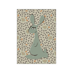 The sweet green Bunny — Art print by ByAnnika from Poster & Frame