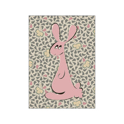 The sweet pink Bunny — Art print by ByAnnika from Poster & Frame