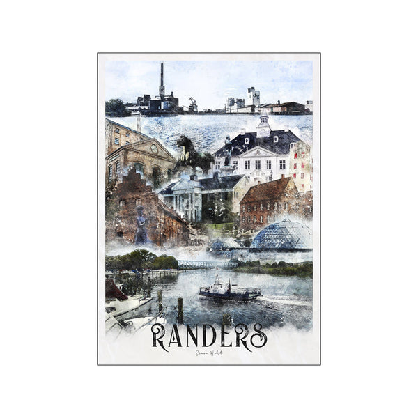 Randers — Art print by Simon Holst from Poster & Frame