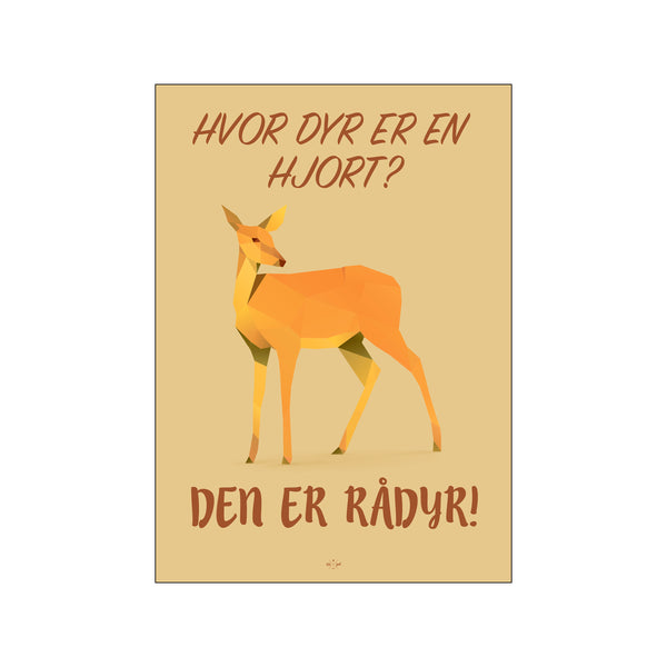 Rådyr — Art print by Citatplakat from Poster & Frame