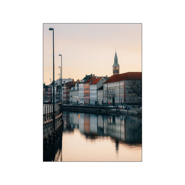 Reflection of a Golden Copenhagen — Art print by Daniel S. Jensen from Poster & Frame