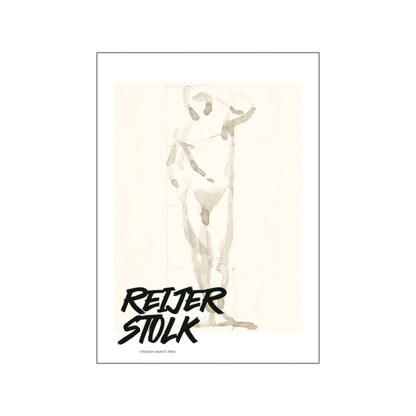 Standing naked man — Art print by Reijer Stolk from Poster & Frame