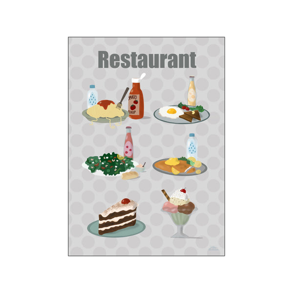 Restaurant — Art print by Willero Illustration from Poster & Frame