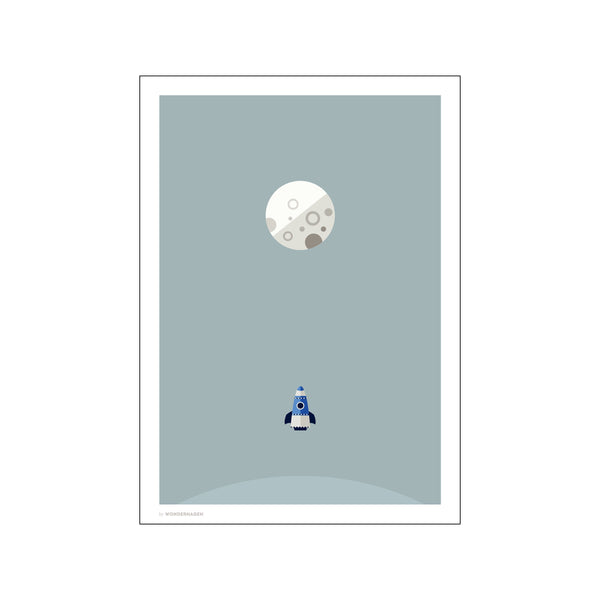 Rocket Blue — Art print by Wonderhagen from Poster & Frame