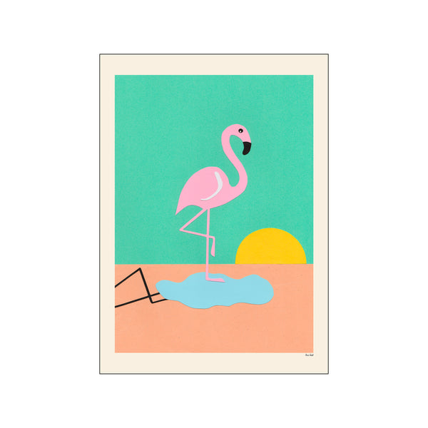 Rosi Feist - Flamingo herbert — Art print by PSTR Studio from Poster & Frame