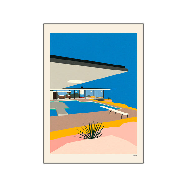 Rosi Feist - LA Stahl house — Art print by PSTR Studio from Poster & Frame