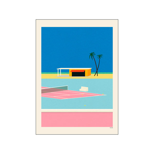 Rosi Feist - Tennis by the beach — Art print by PSTR Studio from Poster & Frame