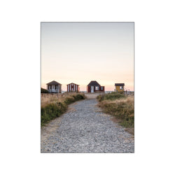 Strandhuse — Art print by Foto Factory from Poster & Frame