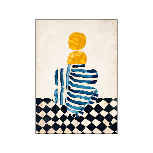 STRIPED VASE — Art print by Rogério Arruda from Poster & Frame
