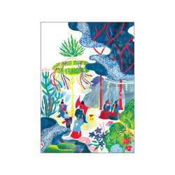 Amanoiwato and Maj — Art print by Saki Matsumoto from Poster & Frame