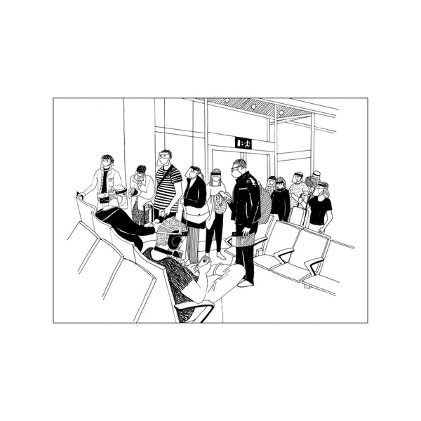 Airport — Art print by Saki Matsumoto from Poster & Frame