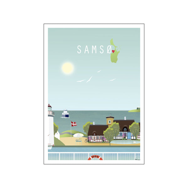 Samsø — Art print by Lydia Wienberg from Poster & Frame