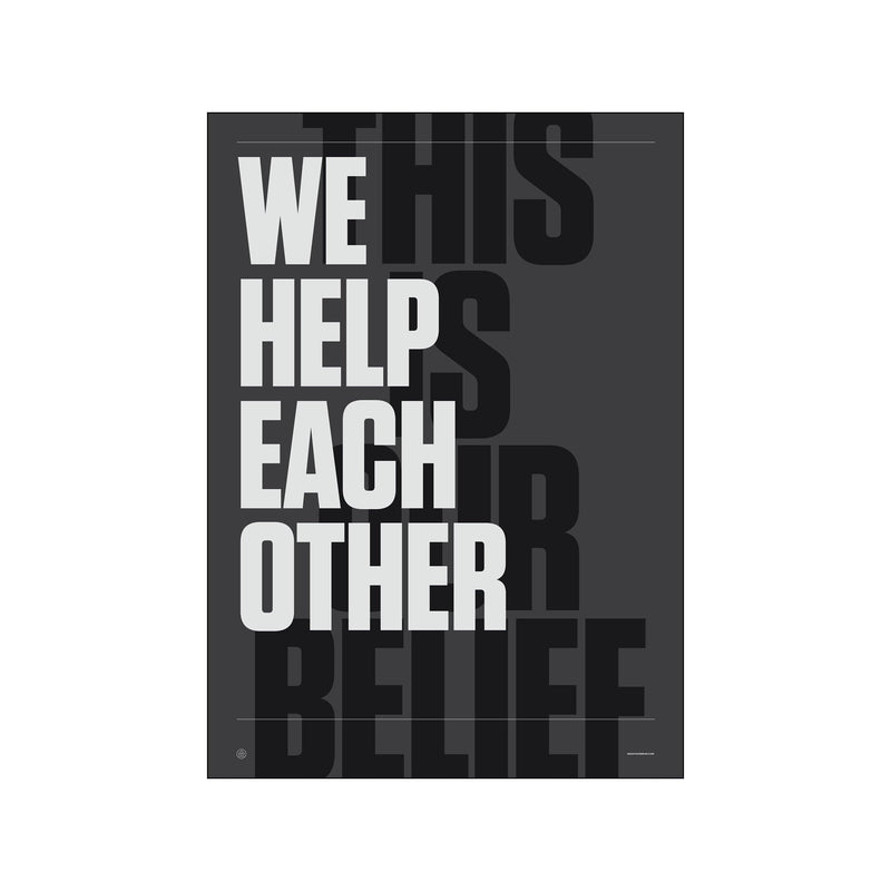 Schmidt Help Each Other — Art print by Poster Family from Poster & Frame
