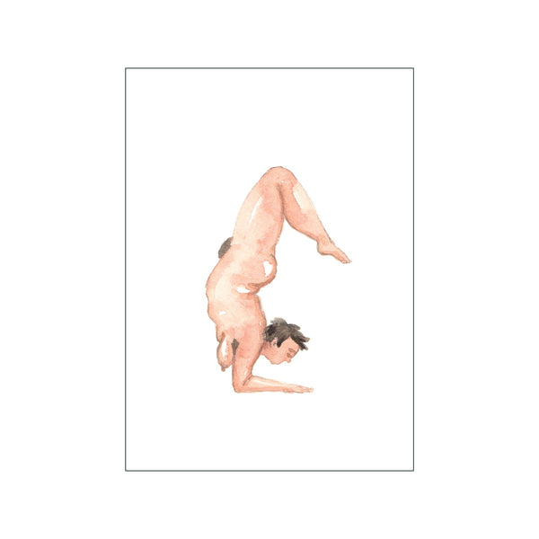 Scorpion Pose — Art print by Yoga Prints from Poster & Frame