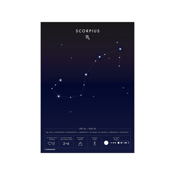 Scorpius — Art print by Wonderhagen from Poster & Frame