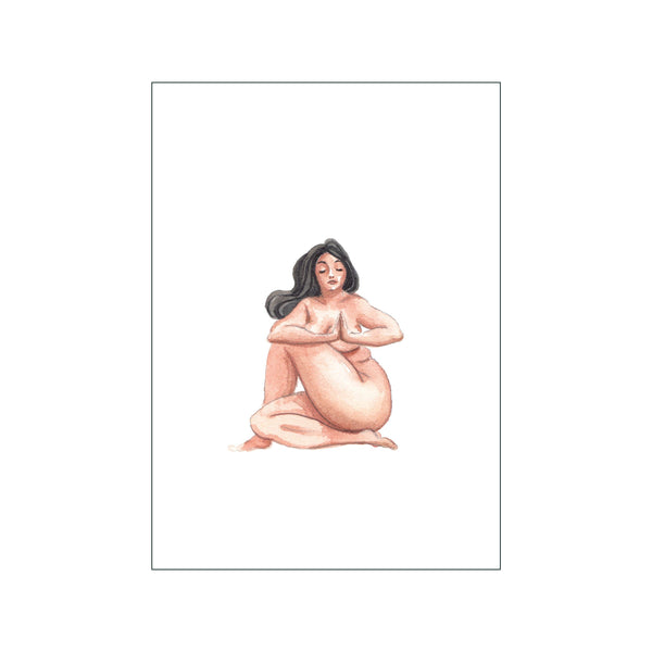 Seated Twist — Art print by Yoga Prints from Poster & Frame