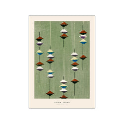 Shima Shima - Japanese textile I — Art print by Japandi x PSTR Studio from Poster & Frame