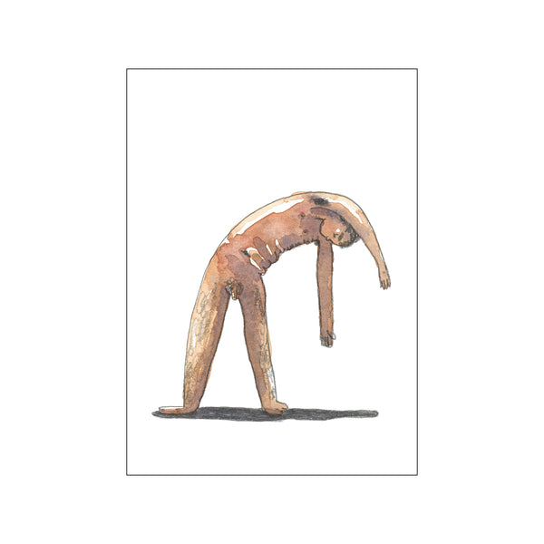 Side bend trikonasana — Art print by Yoga Prints from Poster & Frame