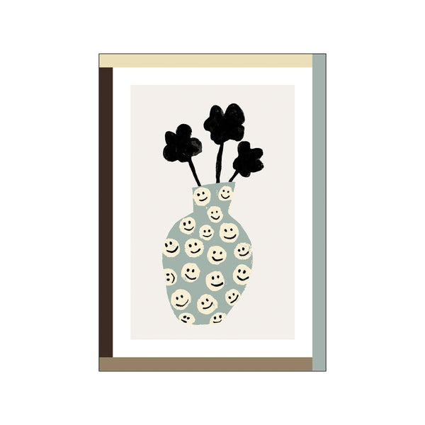 Smiley Vase — Art print by French Toast Studio from Poster & Frame
