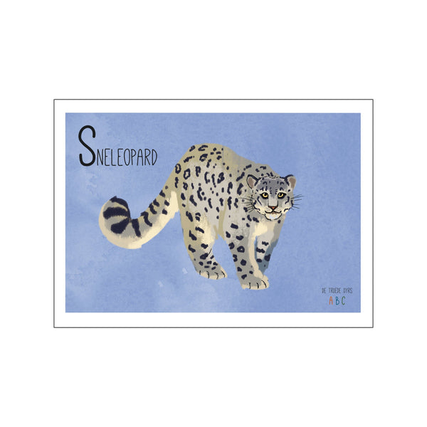 Sneleopard — Art print by Line Malling Schmidt from Poster & Frame