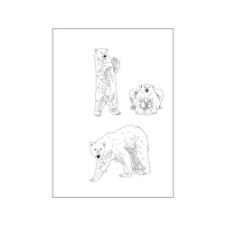 Snow bears — Art print by Wonderful Warehouse from Poster & Frame