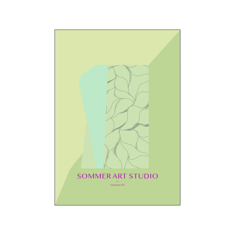 Leaves 03 — Art print by Sommer Art Studio from Poster & Frame