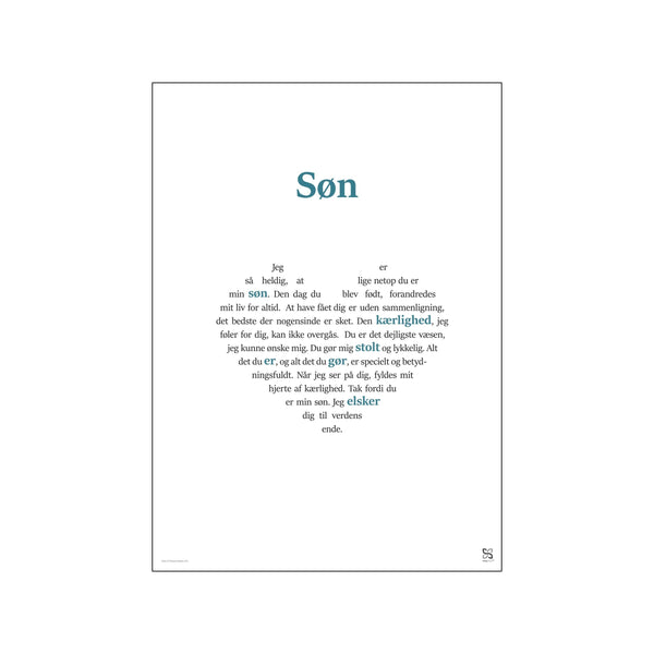 Søn — Art print by Songshape from Poster & Frame