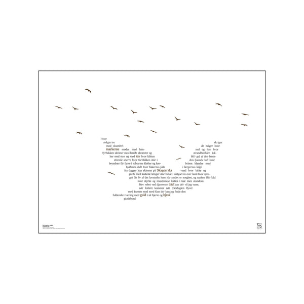 Hvor mågerne skriger - De Gyldne Løver — Art print by Songshape from Poster & Frame