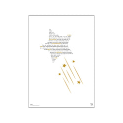 Stille i verden - Kim Larsen — Art print by Songshape from Poster & Frame
