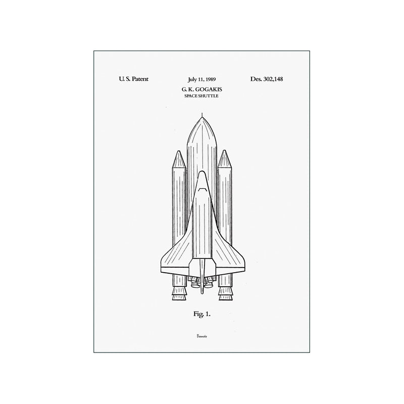 Space Shuttle — Art print by Bomedo from Poster & Frame