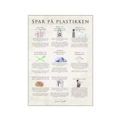 Spar på plastikken — Art print by Simon Holst from Poster & Frame