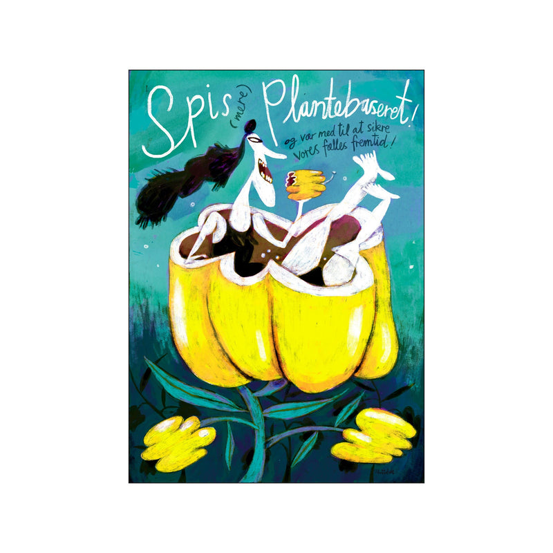 Spis plantebaseret — Art print by Mia Mottelson from Poster & Frame