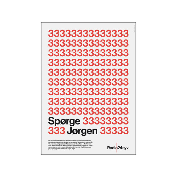 Spørge Jørgen 3 — Art print by Tobias Røder SHOP from Poster & Frame