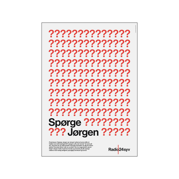 Spørge Jørgen — Art print by Tobias Røder SHOP from Poster & Frame