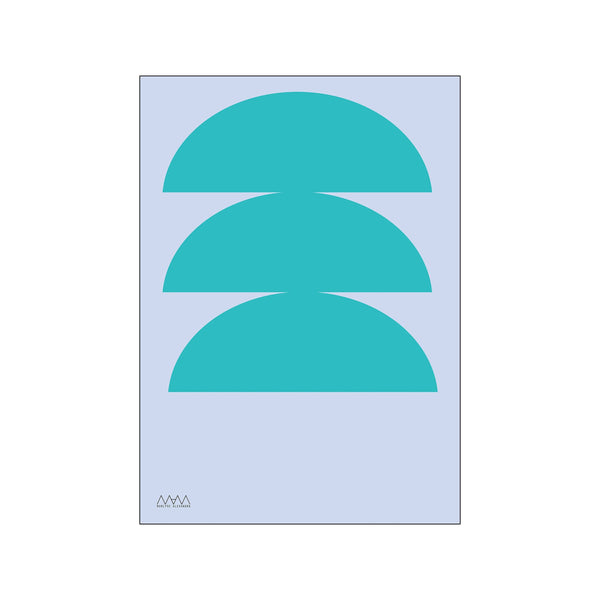 Stack Teal — Art print by Studio MAM from Poster & Frame