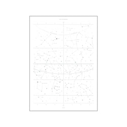 Star Constellations SILVER — Art print by By Garmi from Poster & Frame