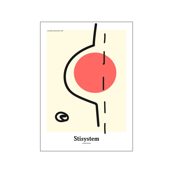Stisystem — Art print by Justesen Plakater from Poster & Frame