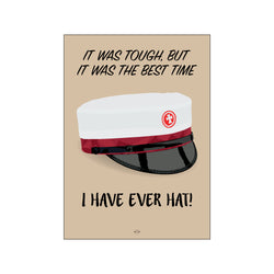 Student - The best time i have ever hat! - STX — Art print by Citatplakat from Poster & Frame