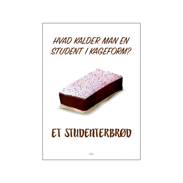 Studenterbrød — Art print by Citatplakat from Poster & Frame